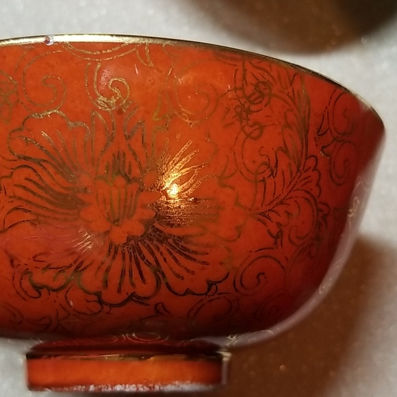 VTG Japan Set 3 Handpainted Rice Bowls - Picture 4 of 6